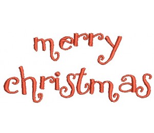 Stickdatei - Weihnachten Merry Christmas